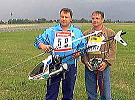Michail Tomilov (Russia) with his Eagle