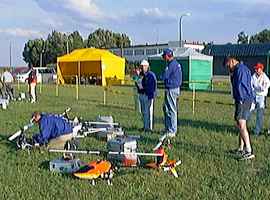 The UK Team during official practise at Deblin Air Force Academy